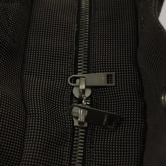 HERMES Her Line MM Hand Bag Canvas Gray Auth - Picture 7 of 15